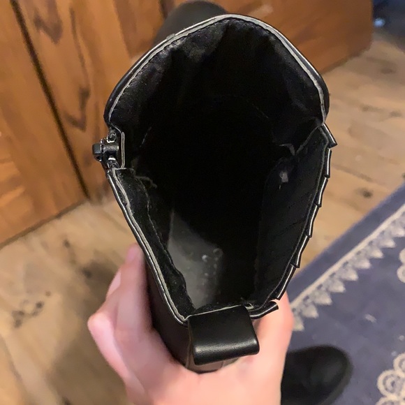 Black Zip-up Booties. Hardly worn! - Picture 2 of 6